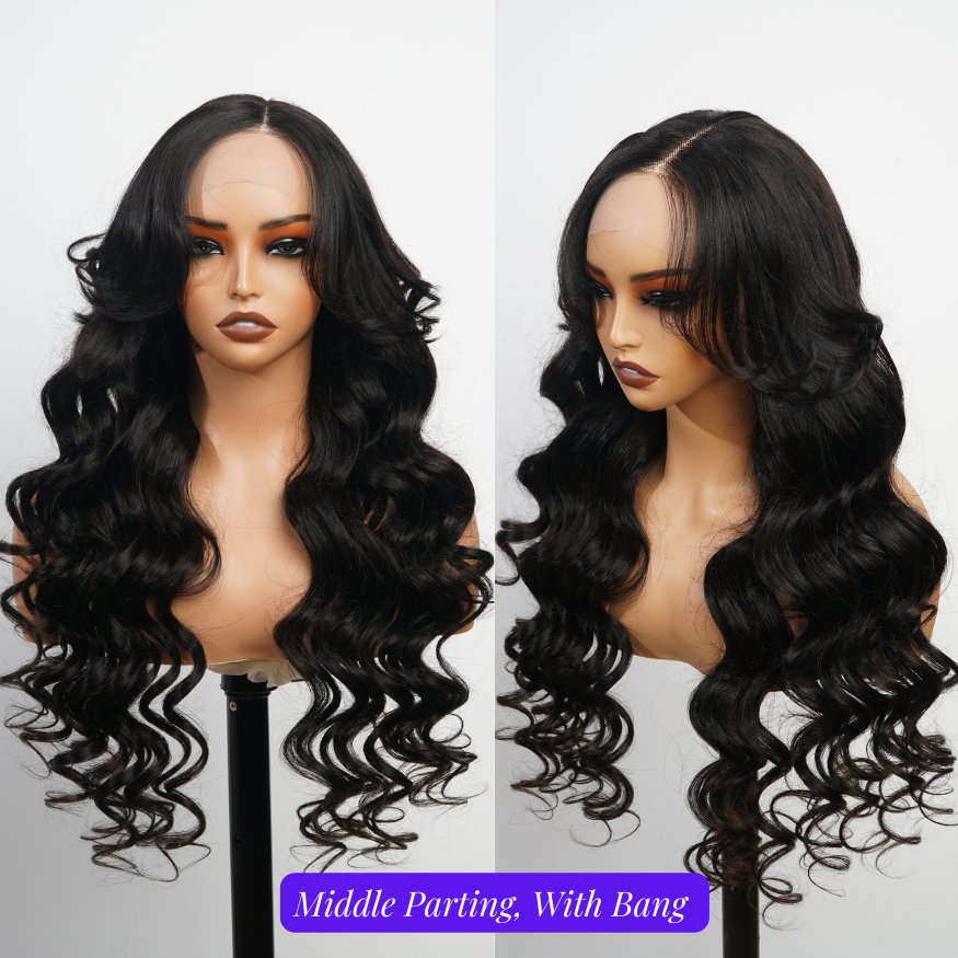 LumiTress deep wave curly HD lace human hair wig - image 1