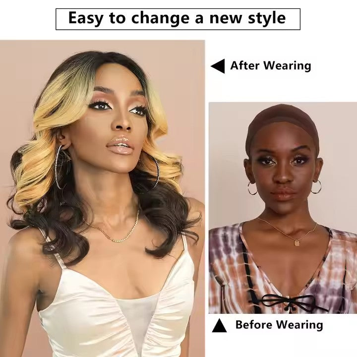 LumiTress blonde loose wave bob HD lace front wig - image 5